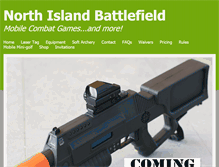 Tablet Screenshot of northislandbattlefield.net